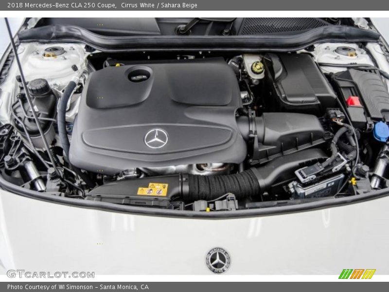 Cirrus White / Sahara Beige 2018 Mercedes-Benz CLA 250 Coupe