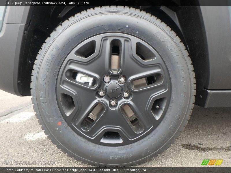 Anvil / Black 2017 Jeep Renegade Trailhawk 4x4