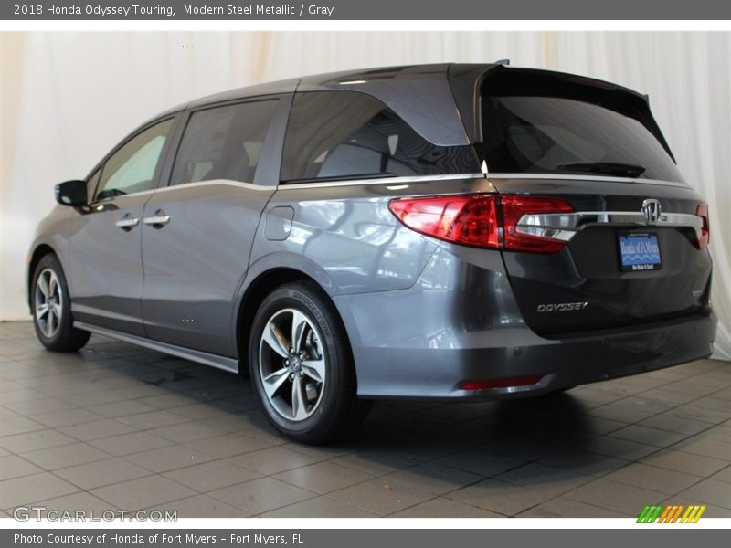 Modern Steel Metallic / Gray 2018 Honda Odyssey Touring