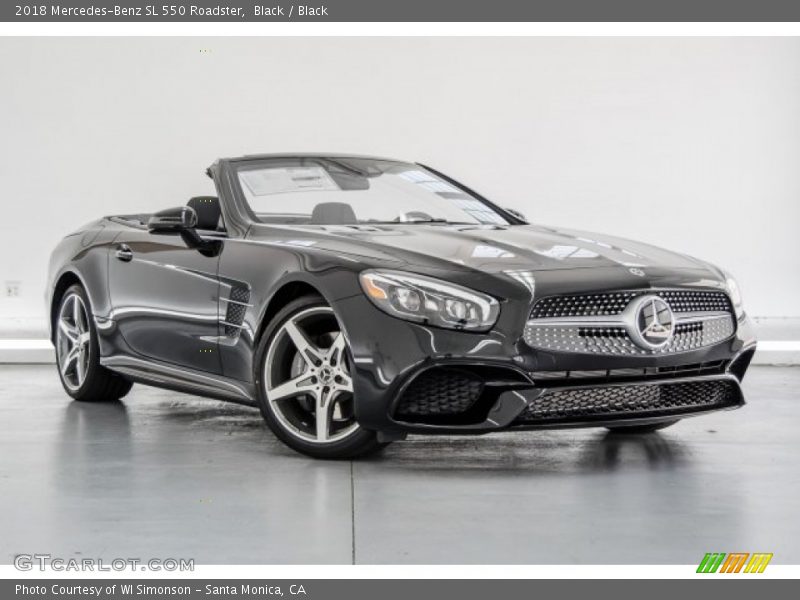 Front 3/4 View of 2018 SL 550 Roadster