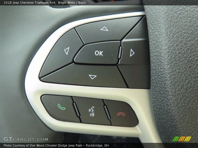 Controls of 2018 Cherokee Trailhawk 4x4