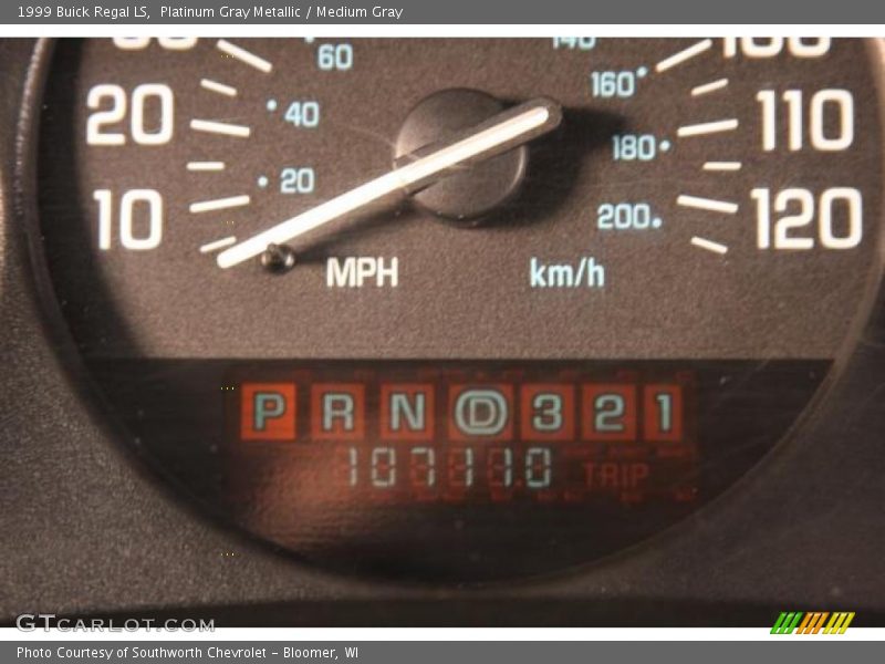 Platinum Gray Metallic / Medium Gray 1999 Buick Regal LS