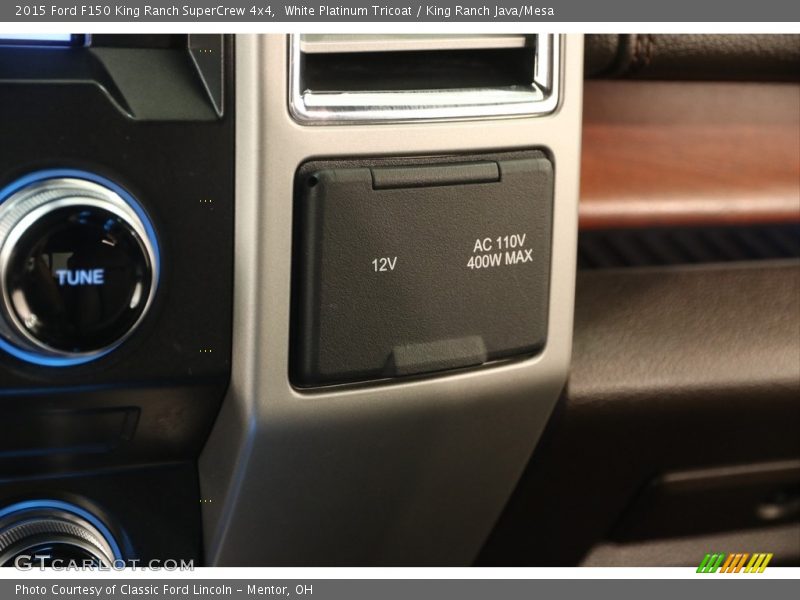 White Platinum Tricoat / King Ranch Java/Mesa 2015 Ford F150 King Ranch SuperCrew 4x4