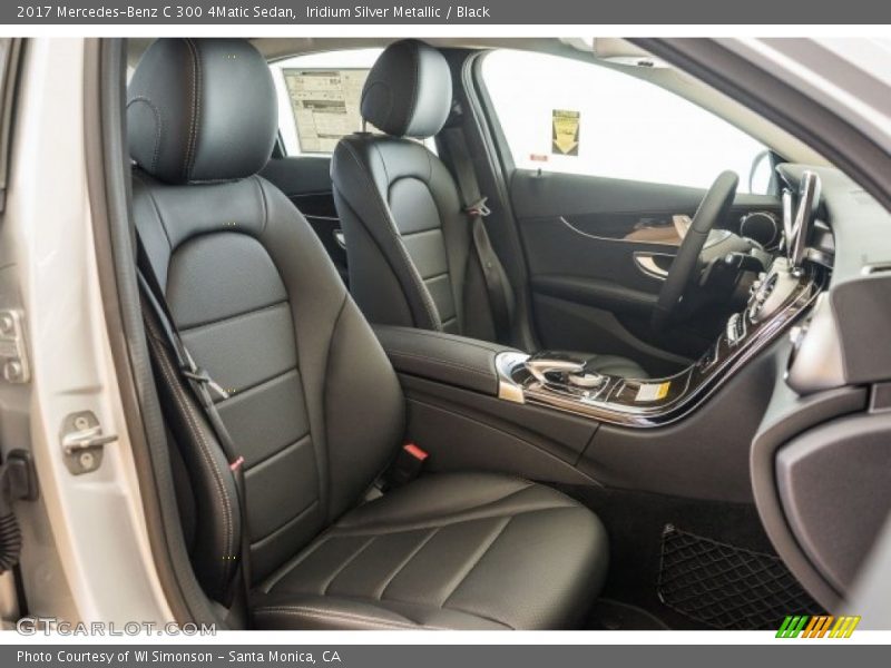 Iridium Silver Metallic / Black 2017 Mercedes-Benz C 300 4Matic Sedan