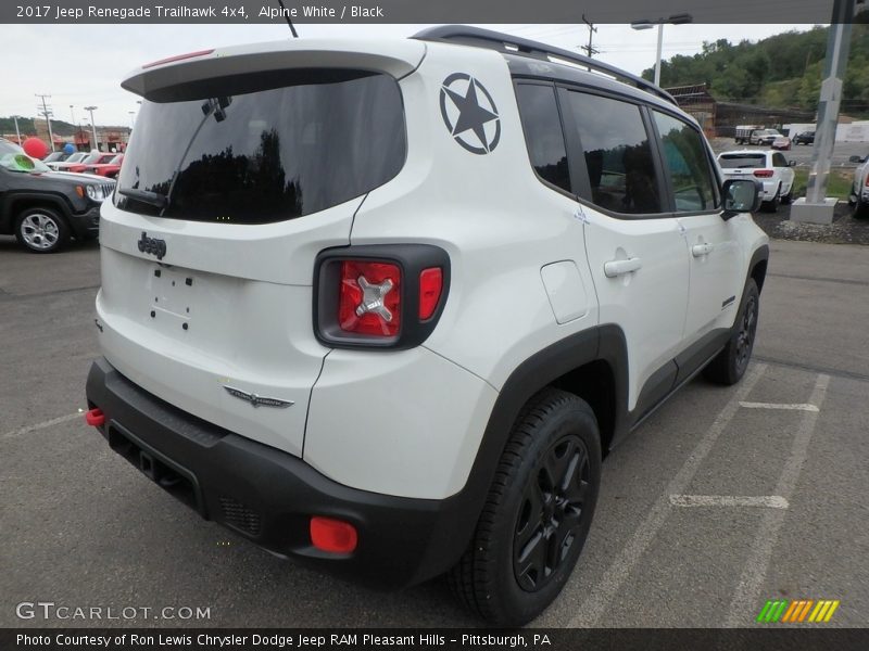 Alpine White / Black 2017 Jeep Renegade Trailhawk 4x4