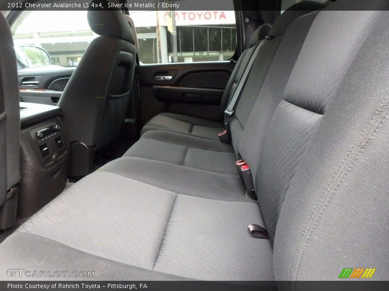 Silver Ice Metallic / Ebony 2012 Chevrolet Avalanche LS 4x4