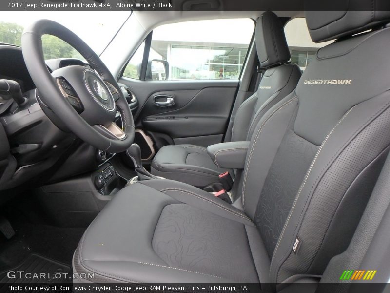 Alpine White / Black 2017 Jeep Renegade Trailhawk 4x4