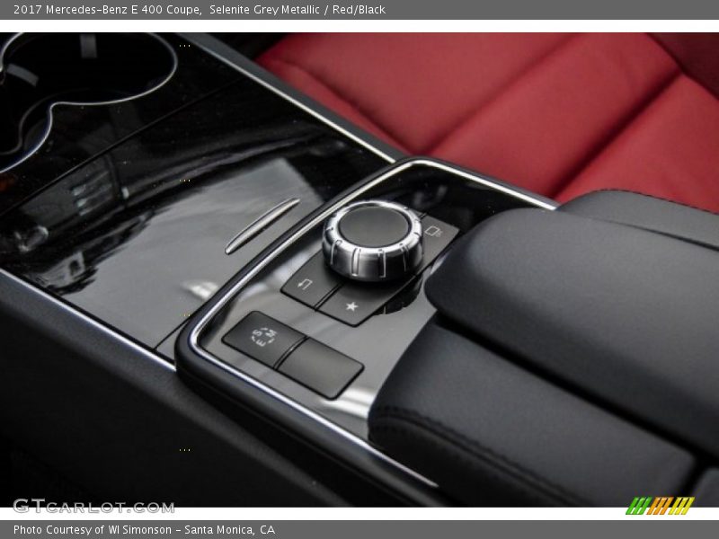 Selenite Grey Metallic / Red/Black 2017 Mercedes-Benz E 400 Coupe