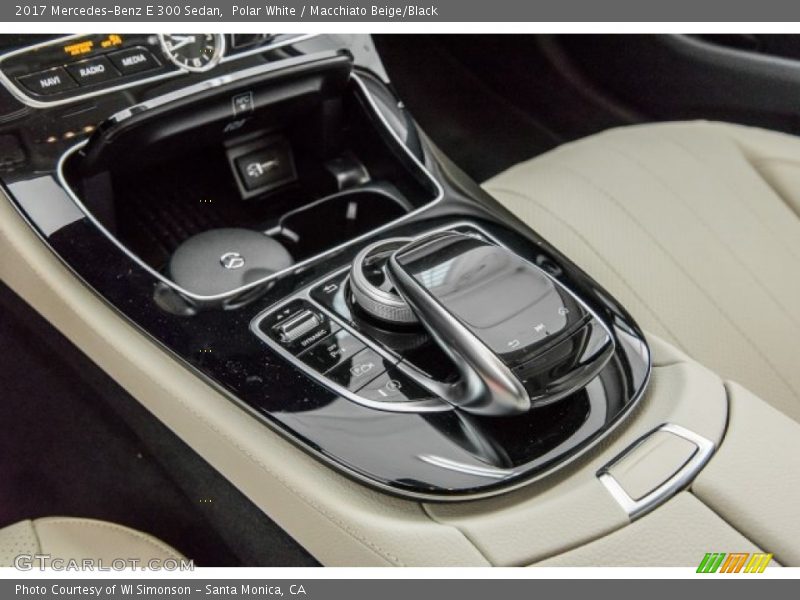 Polar White / Macchiato Beige/Black 2017 Mercedes-Benz E 300 Sedan