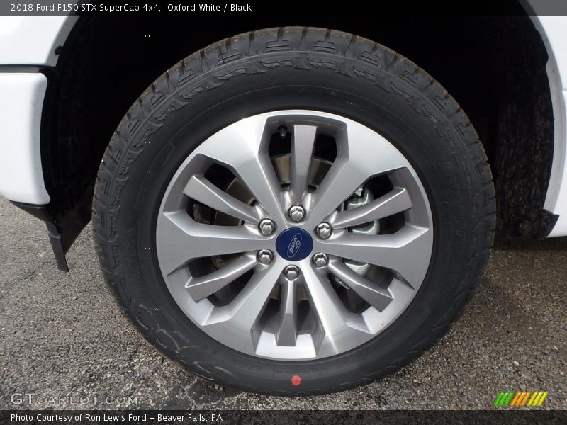 Oxford White / Black 2018 Ford F150 STX SuperCab 4x4
