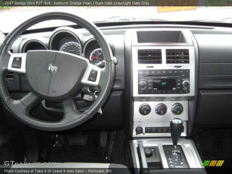 Sunburst Orange Pearl / Dark Slate Gray/Light Slate Gray 2007 Dodge Nitro R/T 4x4