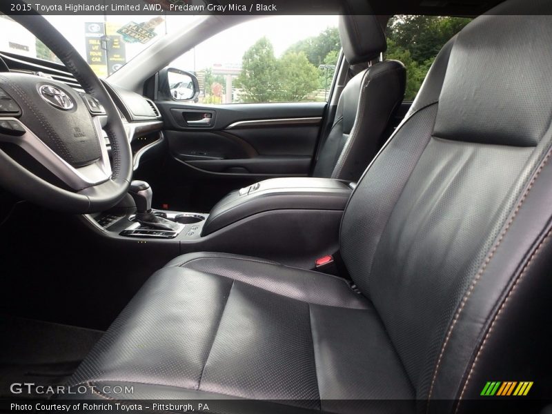 Predawn Gray Mica / Black 2015 Toyota Highlander Limited AWD