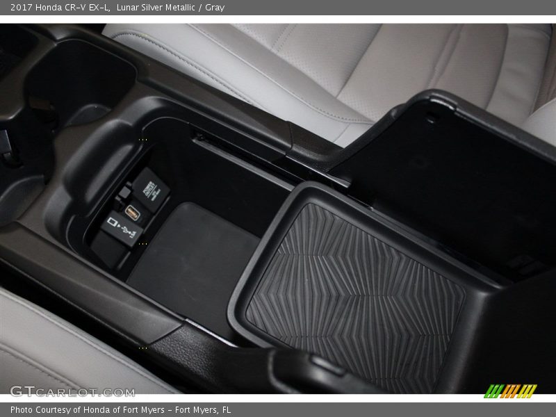 Lunar Silver Metallic / Gray 2017 Honda CR-V EX-L