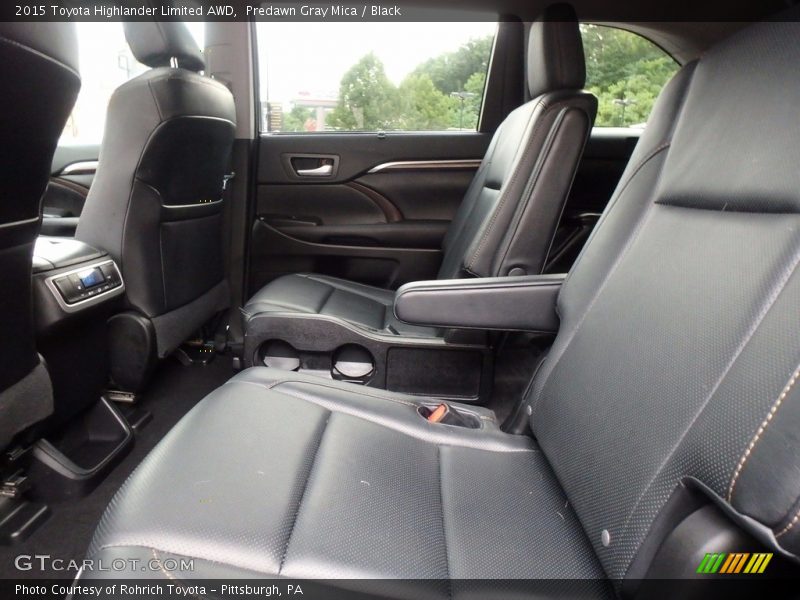 Predawn Gray Mica / Black 2015 Toyota Highlander Limited AWD