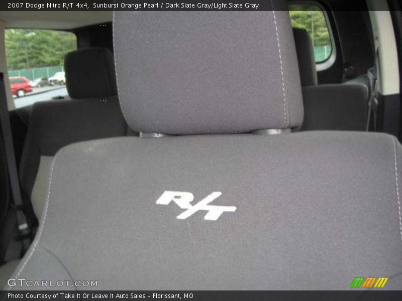 Sunburst Orange Pearl / Dark Slate Gray/Light Slate Gray 2007 Dodge Nitro R/T 4x4