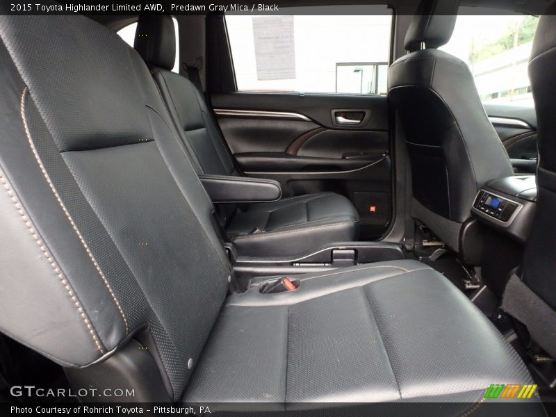 Predawn Gray Mica / Black 2015 Toyota Highlander Limited AWD