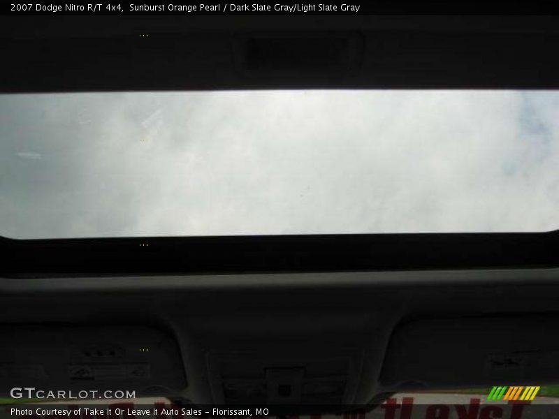 Sunburst Orange Pearl / Dark Slate Gray/Light Slate Gray 2007 Dodge Nitro R/T 4x4