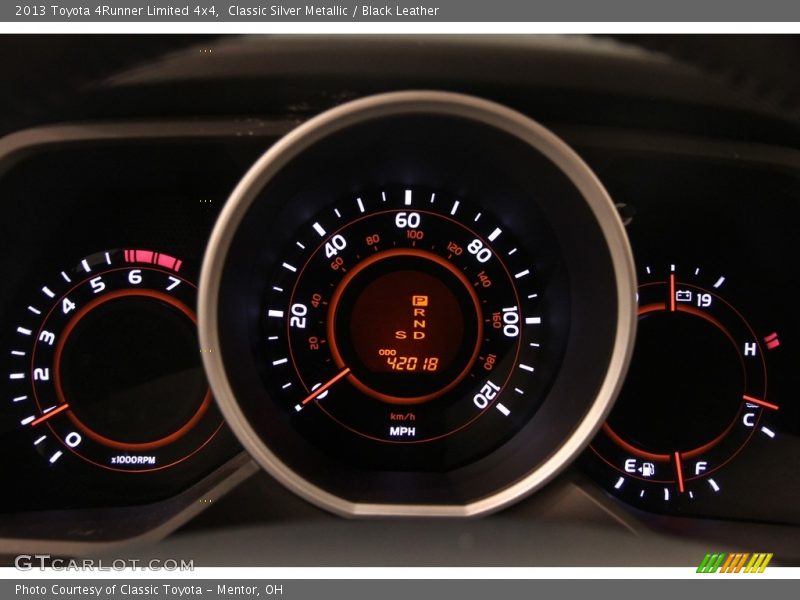 Classic Silver Metallic / Black Leather 2013 Toyota 4Runner Limited 4x4