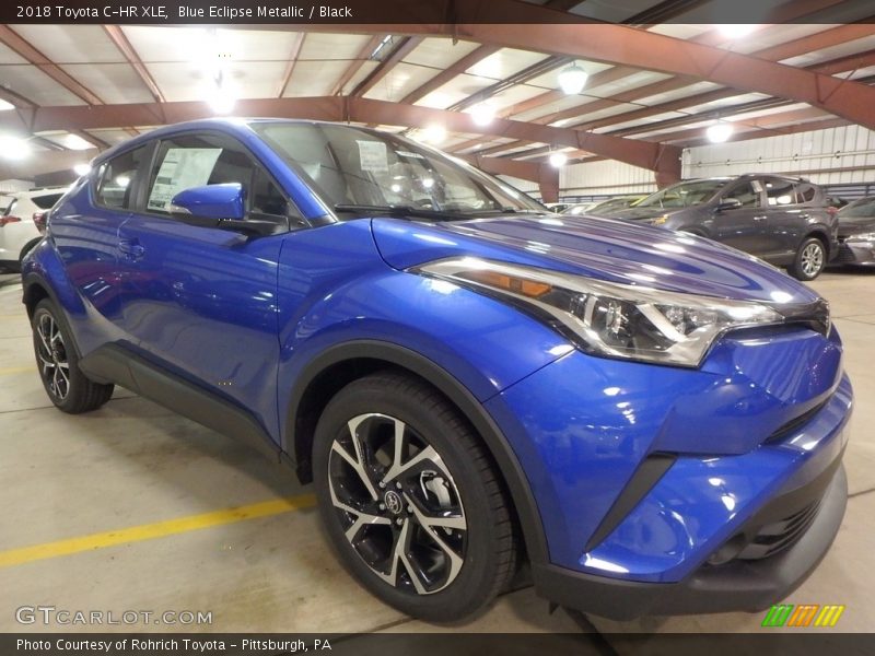 Blue Eclipse Metallic / Black 2018 Toyota C-HR XLE