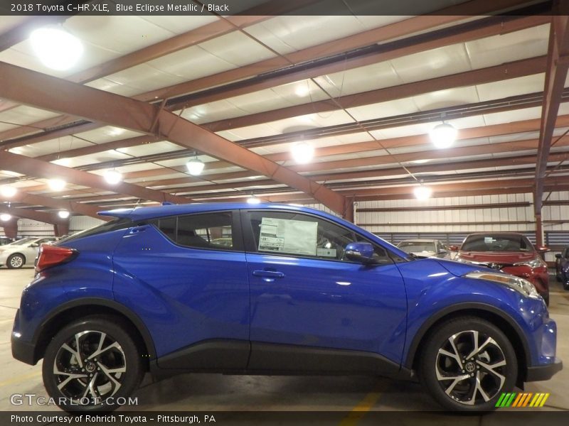 Blue Eclipse Metallic / Black 2018 Toyota C-HR XLE