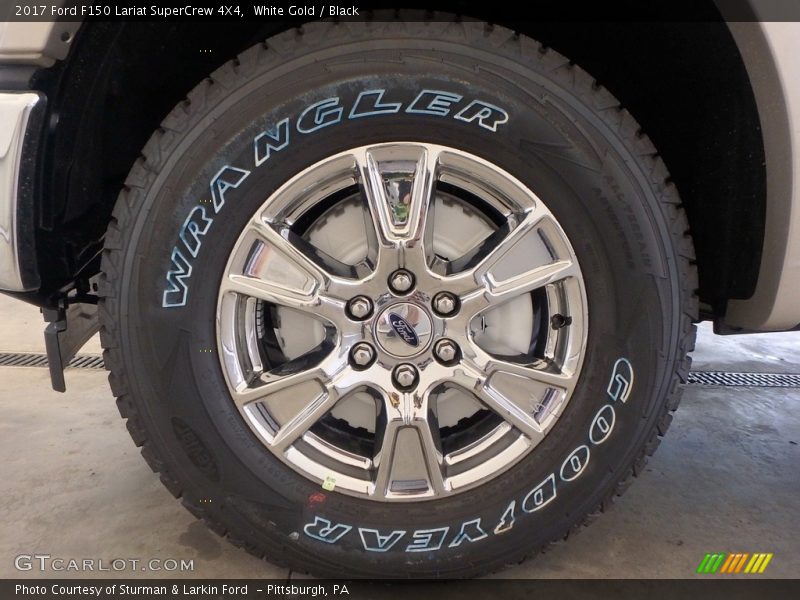 White Gold / Black 2017 Ford F150 Lariat SuperCrew 4X4