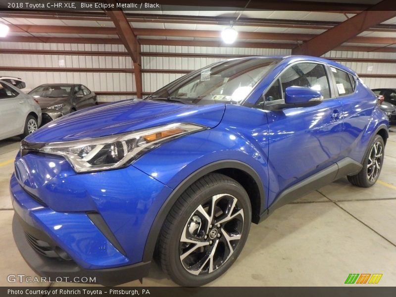Blue Eclipse Metallic / Black 2018 Toyota C-HR XLE