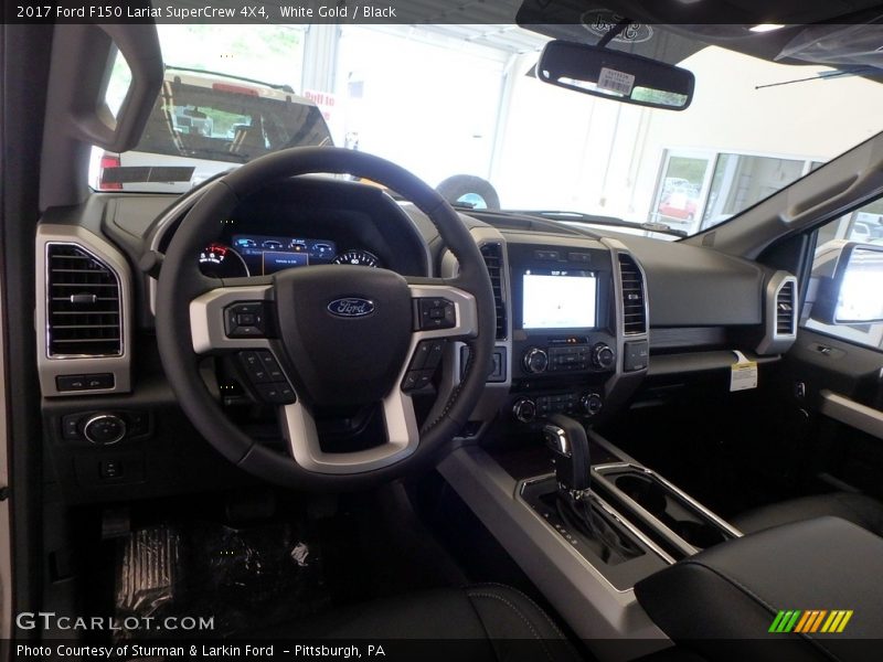 White Gold / Black 2017 Ford F150 Lariat SuperCrew 4X4