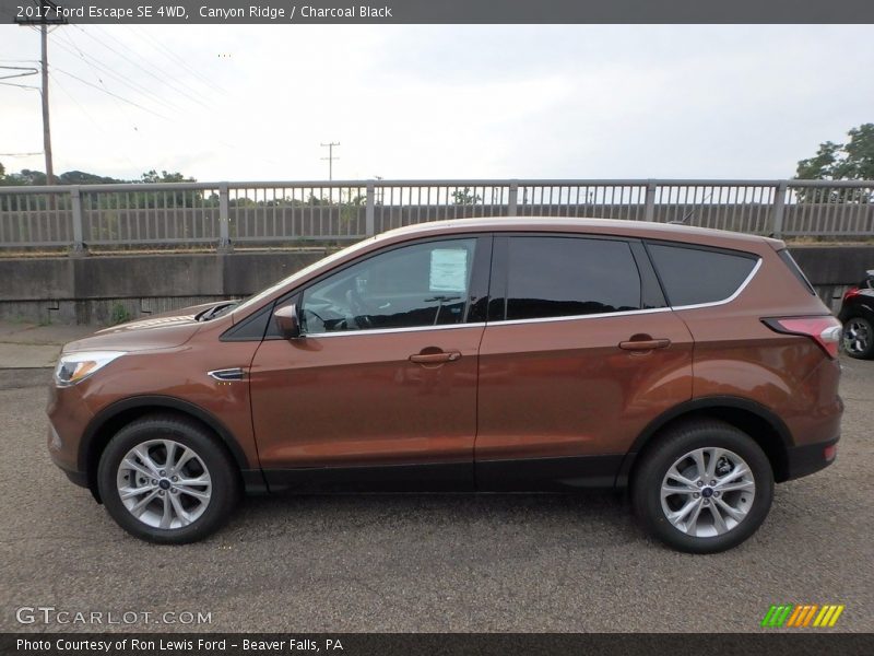 Canyon Ridge / Charcoal Black 2017 Ford Escape SE 4WD