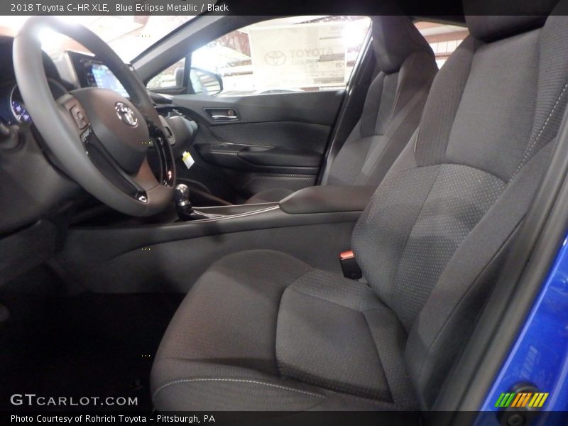 Blue Eclipse Metallic / Black 2018 Toyota C-HR XLE