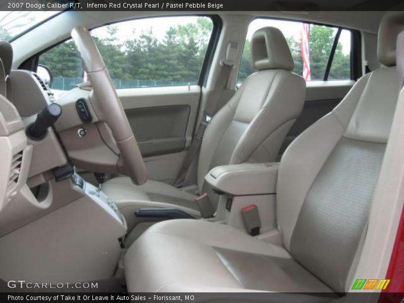 Inferno Red Crystal Pearl / Pastel Pebble Beige 2007 Dodge Caliber R/T