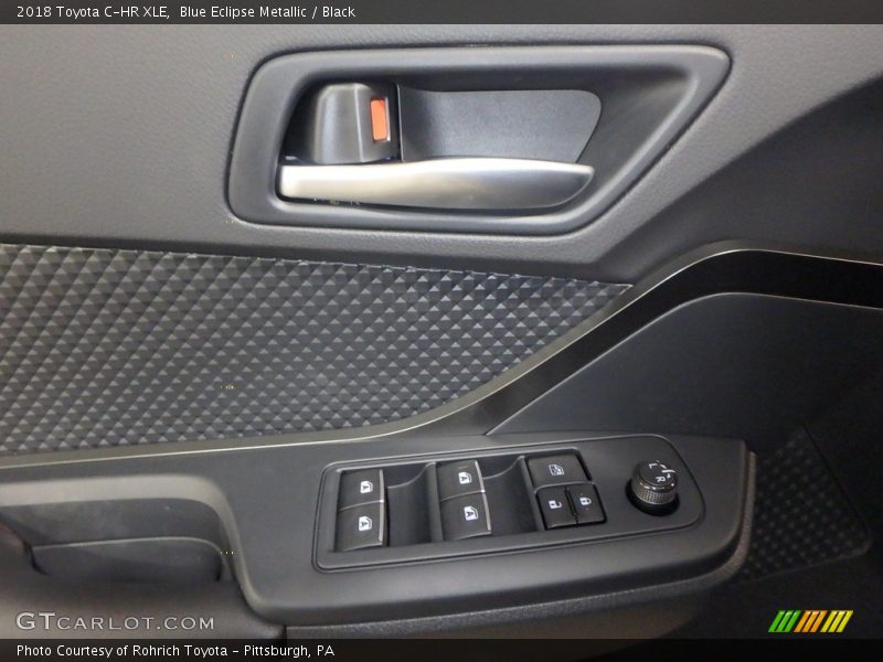 Blue Eclipse Metallic / Black 2018 Toyota C-HR XLE