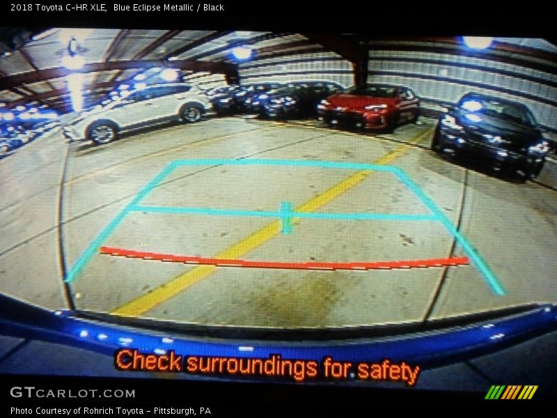 Blue Eclipse Metallic / Black 2018 Toyota C-HR XLE