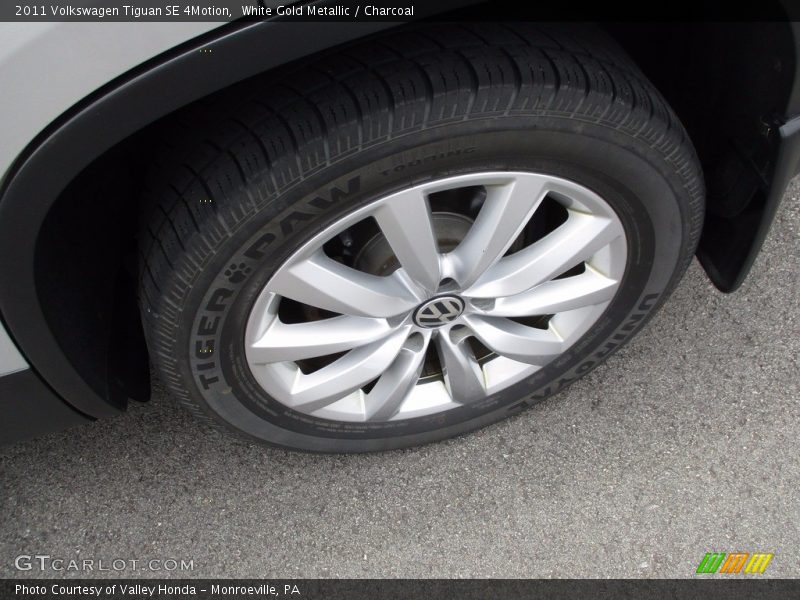 White Gold Metallic / Charcoal 2011 Volkswagen Tiguan SE 4Motion