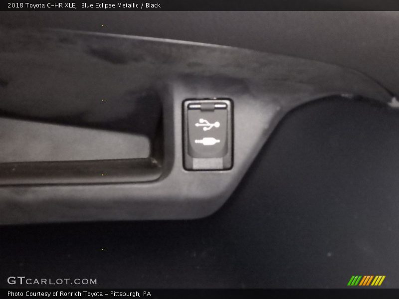Blue Eclipse Metallic / Black 2018 Toyota C-HR XLE