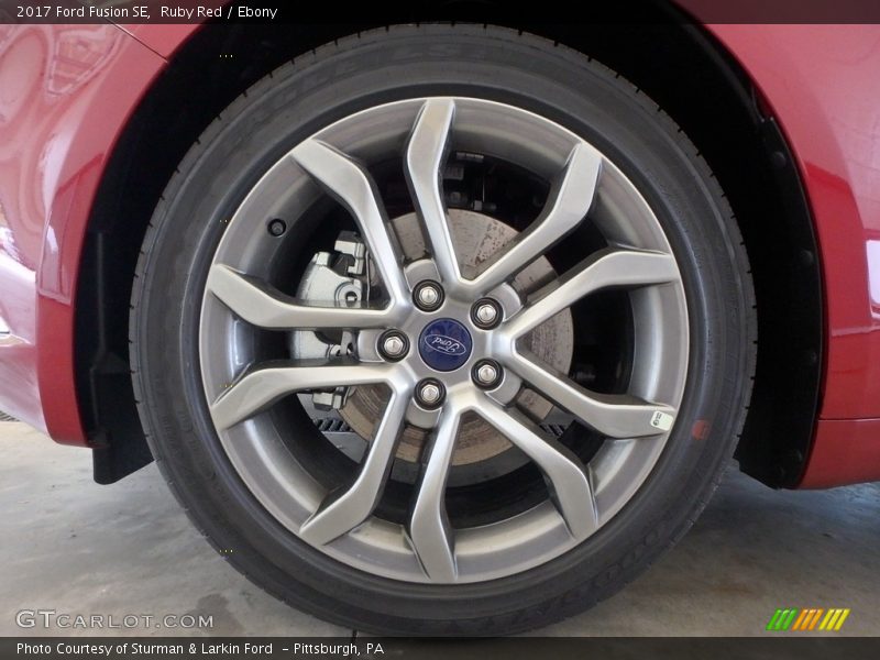 Ruby Red / Ebony 2017 Ford Fusion SE