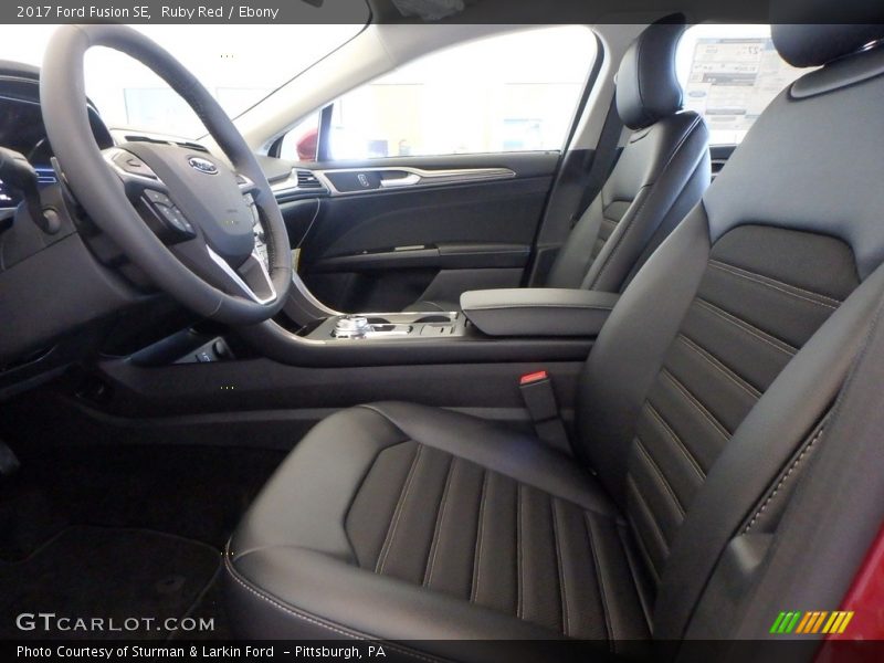 Ruby Red / Ebony 2017 Ford Fusion SE
