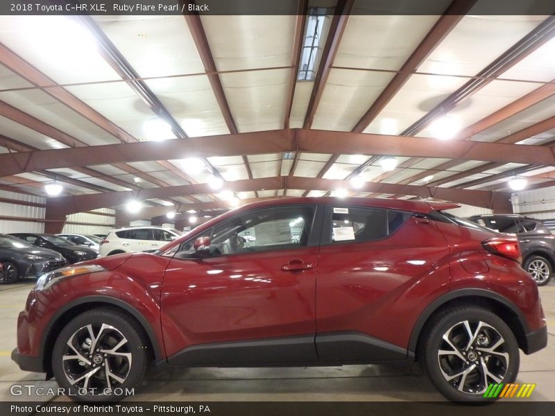 Ruby Flare Pearl / Black 2018 Toyota C-HR XLE