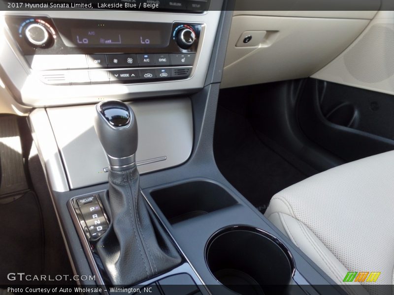 Lakeside Blue / Beige 2017 Hyundai Sonata Limited
