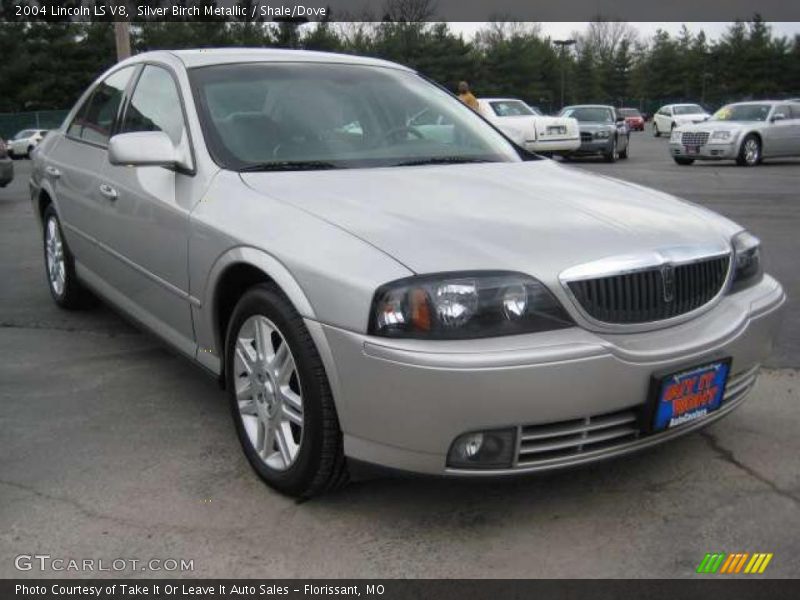 Silver Birch Metallic / Shale/Dove 2004 Lincoln LS V8