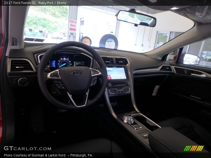 Ruby Red / Ebony 2017 Ford Fusion SE