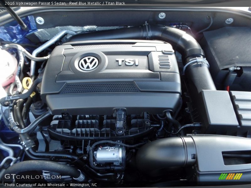 Reef Blue Metallic / Titan Black 2016 Volkswagen Passat S Sedan