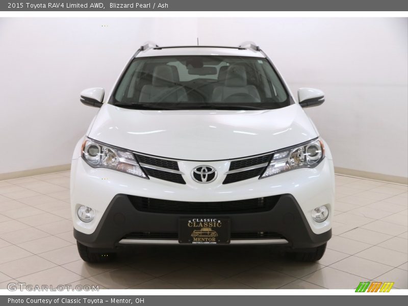 Blizzard Pearl / Ash 2015 Toyota RAV4 Limited AWD