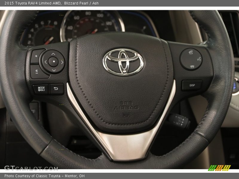 Blizzard Pearl / Ash 2015 Toyota RAV4 Limited AWD