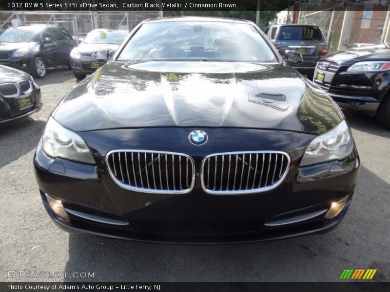 Carbon Black Metallic / Cinnamon Brown 2012 BMW 5 Series 535i xDrive Sedan