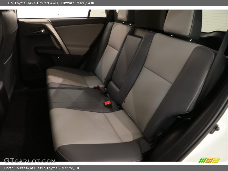 Blizzard Pearl / Ash 2015 Toyota RAV4 Limited AWD