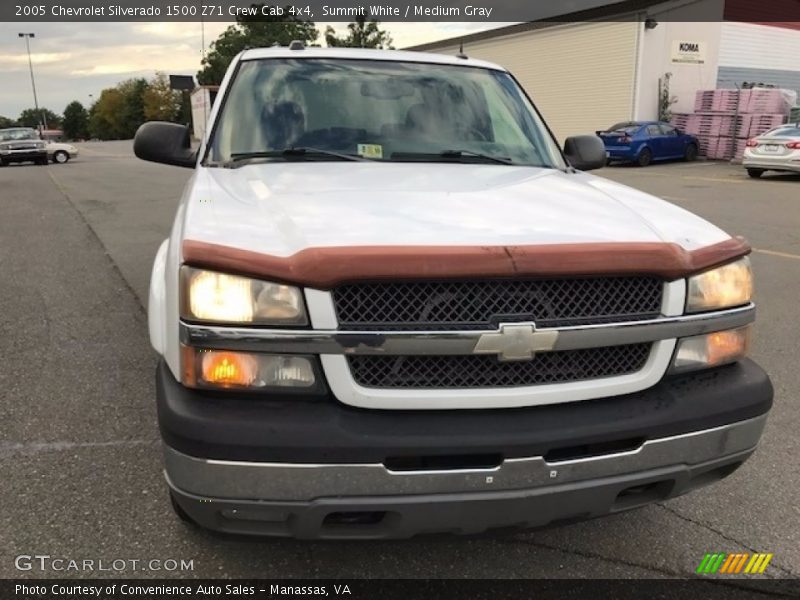 Summit White / Medium Gray 2005 Chevrolet Silverado 1500 Z71 Crew Cab 4x4