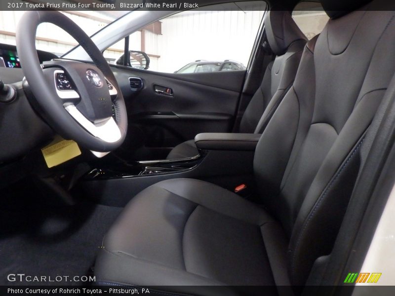 Blizzard White Pearl / Black 2017 Toyota Prius Prius Four Touring