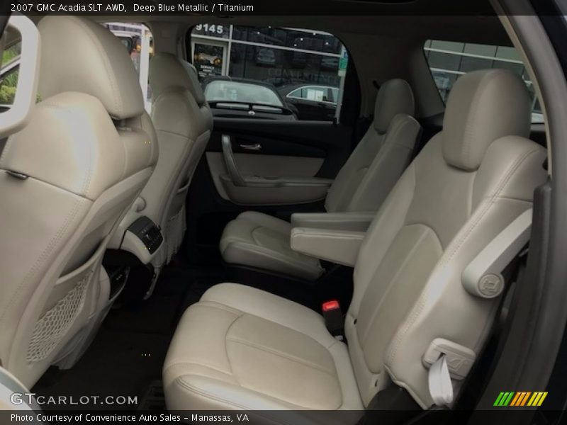 Deep Blue Metallic / Titanium 2007 GMC Acadia SLT AWD