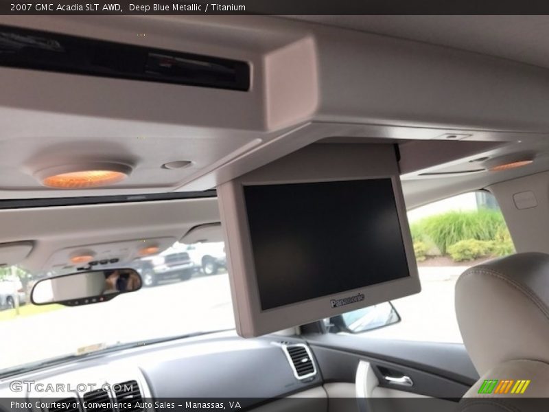 Deep Blue Metallic / Titanium 2007 GMC Acadia SLT AWD