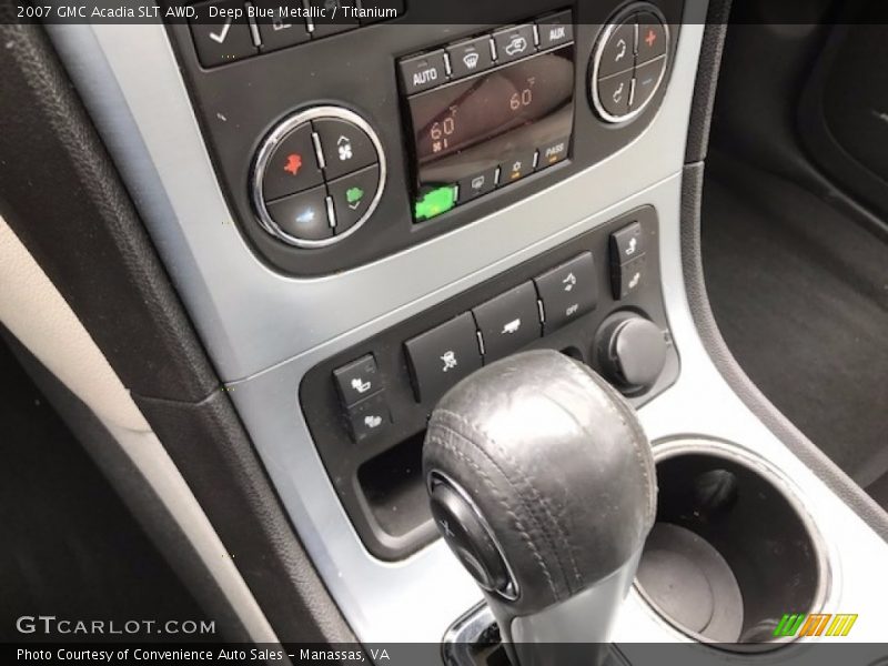 Deep Blue Metallic / Titanium 2007 GMC Acadia SLT AWD